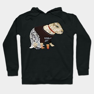 Capybara Nirvana fan Hoodie